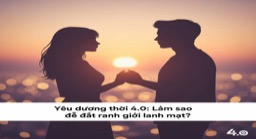 Dating i 4.0-æraen: Hvordan sette sunne grenser?
